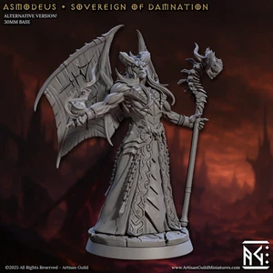 Asmodeus - Infernal Sovereign Demon King  - Artisan Guild - Dungeons and Dragons - Picture 1 of 3