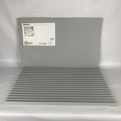 "2 forros de cajón de almacenamiento de CD DVD IKEA INREDA 101,053,70 gris 20" x 12,5"" descontado" Foto 1 de 3