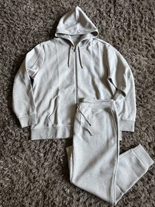 New Polo Ralph Lauren Men Double Knit Jogger Set Sz. XXL $283 Light Heather Grey - Picture 1 of 14