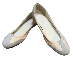 Cole Haan X Air Damengröße 9,5 B grau beige Nylon Wildleder Slipper flache Schuhe - Bild 1 von 9