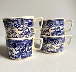 Vintage Blue Willow Large Soup Mug Cup 8 Oz By Royal China, Sebring Ohio DECOR - Picture 1 of 12