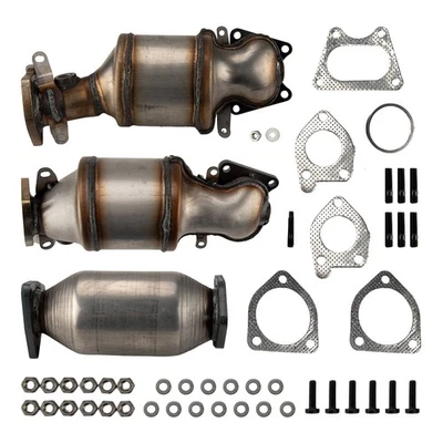 Catalytic Converter Front Bank 1 & 2 + Rear Kit For 2005-2007 Honda Odyssey 3.5L - Image 1 of 4