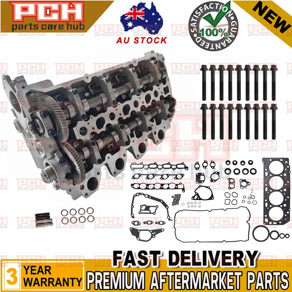 4D56 Cylinder Head w/ Gasket&Bolts for Mitsubishi Triton ML MN Diesel 2.5L 08~15 - image 1 of 4