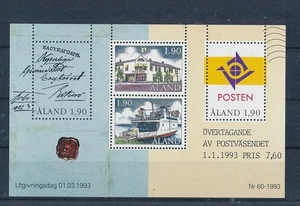 D450728 Aland S/S MNH Buildings Architecture Boat Mail Delivery - Picture 1 of 1