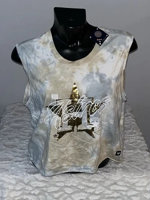 HOUSTON ASTROS MLB WILD COLLECTIVE WASHED CROP TANK TOP SHIRT WOMENS MED NWT - Image 1 of 2