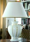 Table Lamp IN Majolica Italian Decorated With Gold Foil Light Modern