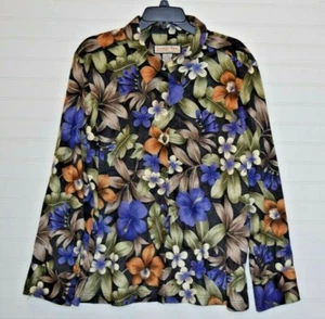 Women's Jamaica Bay Discover Paradise Shirt Size XL Floral Design - Picture 1 of 8