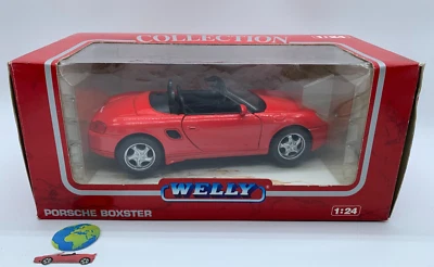 Welly Porsche Boxster, automodello scala 1:24, vintage (1796) - Immagine 1 di 4