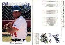 Bob Apodaca 1996 Best Norfolk Tides #2 Card *AutographDen*