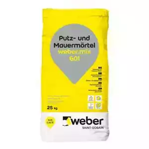 weber.mix 601 Putz- und Mauermörtel 25 kg außen innen Wand Mauern Garten - Bild 1 von 1