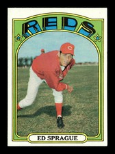 1972 Topps #121 Ed Sprague Cincinnati Reds  EX+ Baseball Card *B759