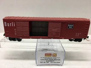 N Scale Micro Trains MTL 037 00 130 CB&Q 48620 Box Car w/Factory Load - Picture 1 of 4