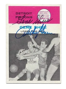 1961-62 Fleer Gene Shue In Action (Signed By 2) - Picture 1 of 1