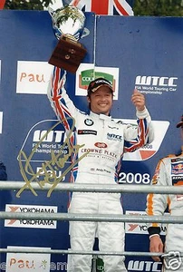 World Touring Car Andy Priaulx BMW Hand Signed Photo WTCC 12x8" AB - Picture 1 of 1