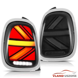 VLAND Smoked Pair LED Tail Lights For 2014-2022 BMW Mini Cooper F55 F56 F57 - Foto 1 di 15