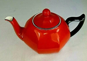 Vintage Z.S.& Co. BAVARIA Porcelain Teapot 0.9L, Lovely Shade Of Red Color - Picture 1 of 8