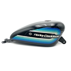 DENT oem Harley 61000701 Vivid Black Fuel Gas Tank 14-22 Sportster Iron XL - Picture 1 of 16
