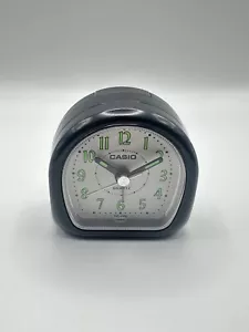 Casio Mini Alarm Bedside Clock in Black TQ-148 - Picture 1 of 3