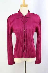 PLEATS PLEASE Pink Long Sleeve Blouse Top 148 8858 - Picture 1 of 5