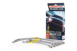 Goodridge 21080 for 8/84-7/87 Toyota Corolla GTS Stainless Steel Brake Line Kit - Picture 1 of 9