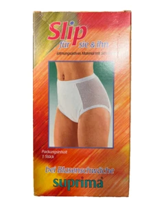 Suprima PU Slip 1215 mit Netzeinsatz 46 weiß - Bild 1 von 5