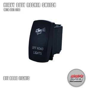 Laser Etched 5 Pin LED Rocker Switch Dual Light 20A 12V ON OFF - OFF ROAD LIGHTS - Bild 1 von 8