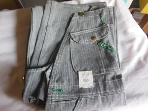 Vintage Key Striped Overalls, New Old Stock, Never Wore, Size W32-L30, Nice - Picture 1 of 18