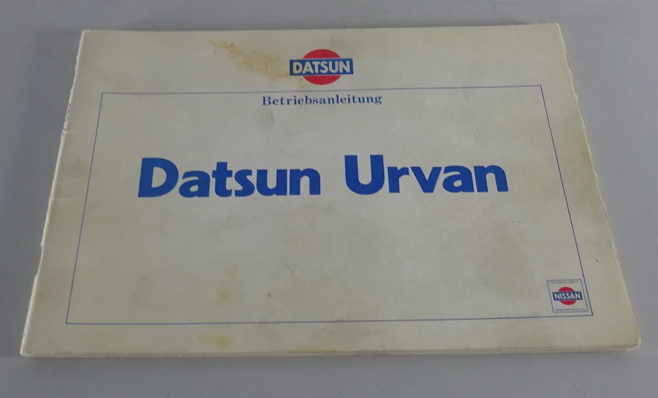 Manuale Di Istruzioni Nissan / Datsun Urvan Tipo E23 Data 06/1981 - Immagine 1 di 1