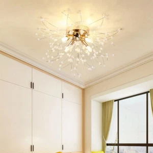 Bedroom Ceiling Light Bar Lamp Kitchen Chandelier Lighting Crystal Pendant Light - Picture 1 of 6