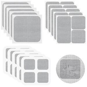 15 Sheets Window Screen Repair Kit, 3 Sizes Black Screen Repair Tape - Picture 1 of 12