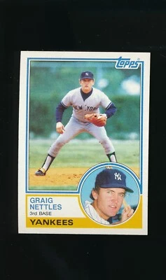 1983 Topps #635 Graig Nettles * 3rd Base * New York Yankees * NM * - Image 1 of 2