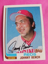 Johnny Bench Baseball Cards U-pick Choose 1979-1990- 15% OFF EACH CARD!!