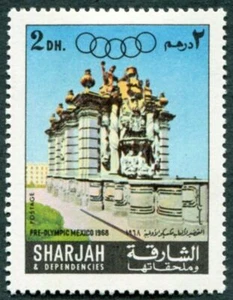 SHARJAH AND DEPENDENCIES 1967 2d mint MH FG Olympics Preparations Mexico ##a2 - Picture 1 of 1