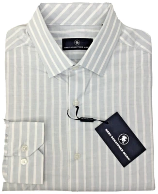 Camisa de manga larga Hart Schaffner Marx para hombre $89,50, azul DDS, L Foto 1 de 2