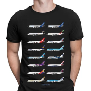 Camiseta Top para Hombre Aeroplane Operators Clásica Retro Vintage #D - Imagen 1 de 3