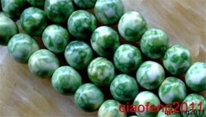 Natural green 8mm Rainbow Jasper gemstone loose beads 15''AAA##QF344  - Picture 1 of 1