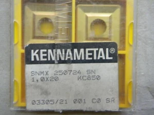 "Placas giratorias Kennametall SNMX 250 724 SN KC850 ""NUEVAS" - Imagen 1 de 2