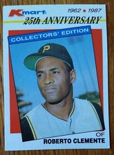 ROBERTO CLEMENTE, 1987 TOPPS Kmart COLLECTORS' EDITION, STAR OF THE 60's #2