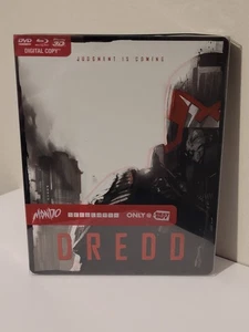 DREDD MONDO STEELBOOK 3D BLURAY + DVD BEST BUY EXCLUSIVE - Picture 1 of 5