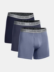 Under Armour Men's Charged Cotton 6-Inch Boxerjock - 3 Pack Blue size 4XL, 5XL - Picture 1 of 5