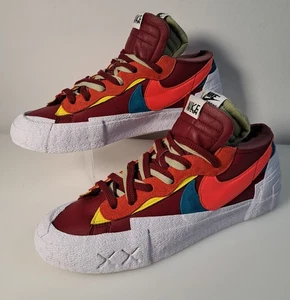 Nike Blazer Low Sacai Kaws Rot Turnschuhe Herren Gr. UK 11 Sneaker DM7901-600 - Bild 1 von 12