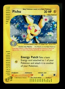 Pichu 22/165 Expedition 2002 Holo E-Series Vintage Pokémon Card TCG - Picture 1 of 12