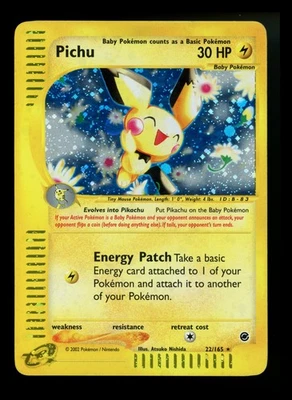 Pichu 22/165 Expedition 2002 Holo E-Series Vintage Pokémon Card TCG - Image 1 of 4