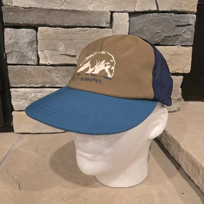 Sombrero de campamento The North Face clase V malla oso azul/oliva rendimiento senderismo nuevo sin etiquetas Foto 1 de 4