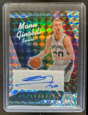 2024-25 Mosaico Manu Ginóbili Mosaico Prizm Colores Autógrafo #COL-MAN Foto 1 de 2