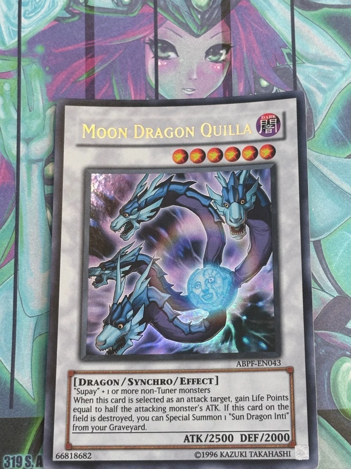 Yugioh 1x Moon Dragon Quilla Ultra Rare UR ABPF-EN043 Absolute Powerforce NM - Image 1 of 1