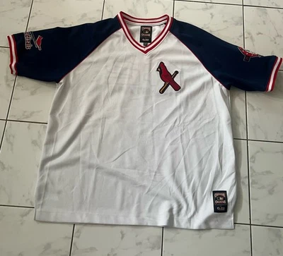 St. Louis Cardinals MLB Carl Banks G-III Cooperstown 1942 Vintage Jersey 3XL - Image 1 of 4