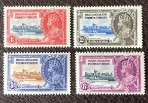 BECHUANALAND PROTECTORATE SG111-SG114 1935 SILVER JUBILEE Fine NH Mint Set of 4 - Picture 1 of 2
