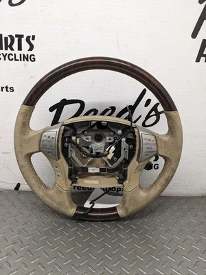 Volante Avalon 2005-2010 couro marrom e grão de madeira fabricante de equipamento original 1174420 - Imagem 1 de 4