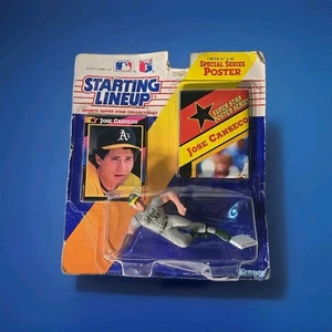 1992 Startaufstellung Jose Canseco Actionfigur und Poster von Kenner. - Bild 1 von 2